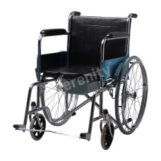 Commode Wheelchair SR 609 2in1 atau Kursi Roda BAB 2in1