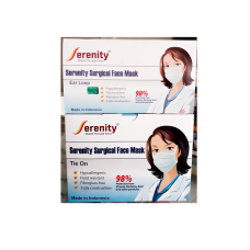 Disposable Surgical 3 ply Face Mask (Tie On) Disposable Surgical 3 ply Face Mask (Tie On)